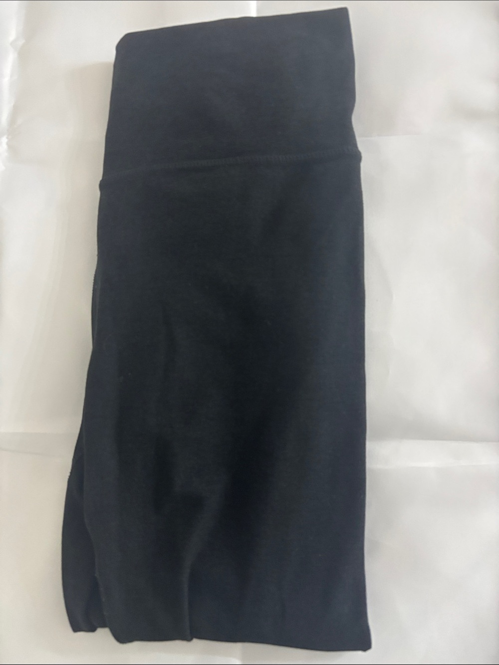 Vuori Black High-Rise Foldover Leggings